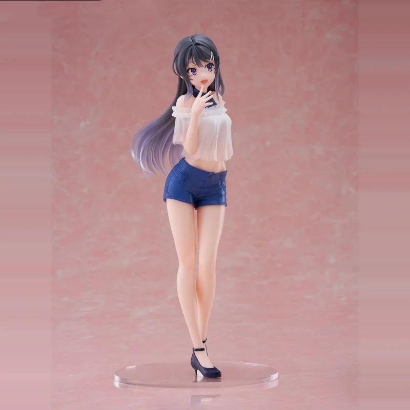 In Stock New Original Furyu  Anime Figure Rascal Does Not Dream Series Sakurajima Mai  Desktop Model Decoration No Box Gift