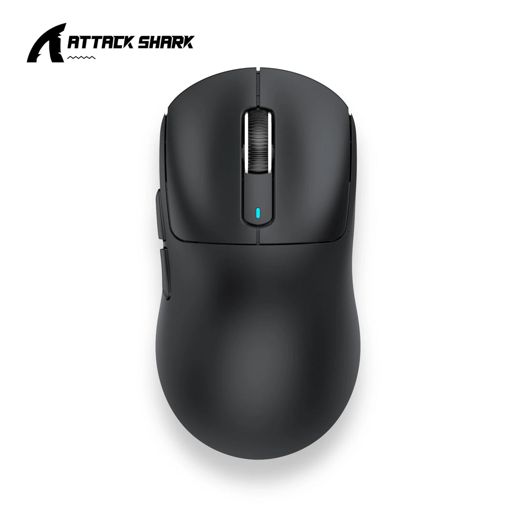 ATTACK SHARK X3 PAW3395 Bluetooth Mouse 2.4G Tri-Mode Connection,26000dpi,650IPS,49g Lightweight Macro Gaming Mouse