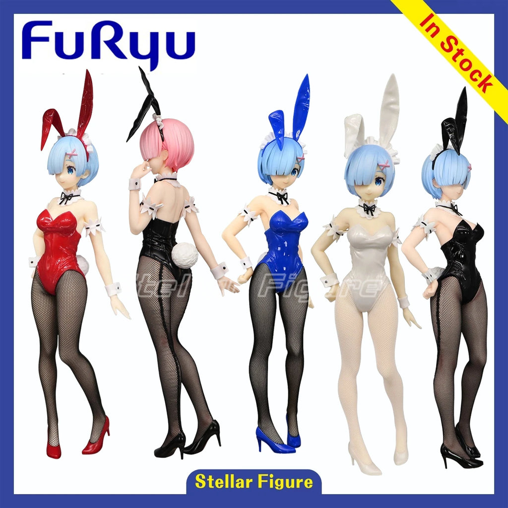 【SF】In Stock Original FuRyu BiCute Bunnies Re Life in Another World From Zero Season 2 REM Figures Collection Gift Anime