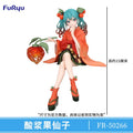 Furyu New Original Cartoon Figure - Hatsune Miku Noodle Stopper Flower Fairy Winter Cherry PVC Model Collection Doll Toy Gift