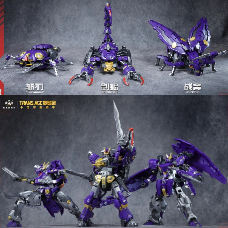 In stock CANG TOYS TRANSAGE Transformation Insecticon TA-HCZ001 TA-HCZ002 TA-HCZ003 Action Figures Robot【Send within 24 hours】