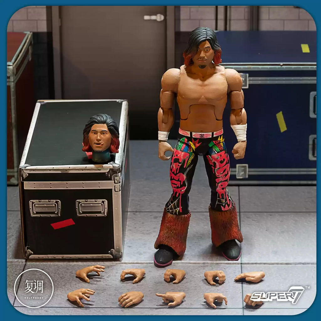 Super7 New Japan Pro Wrestling Bushi Hiromu Takahashi Tetsuya Naito Series 2 NJPW Ultimate Edition 7 Inches