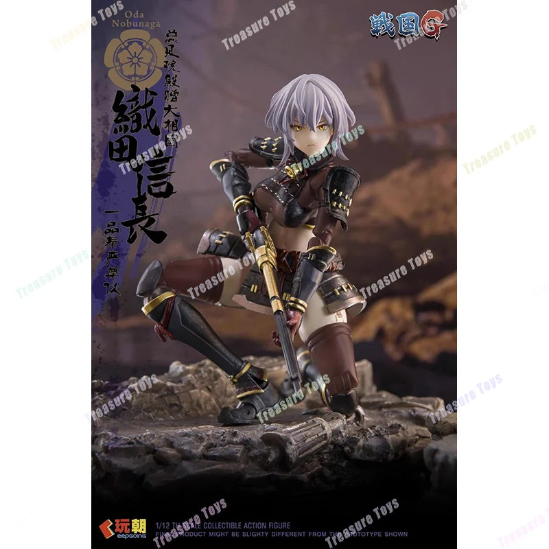Keepgoing Warring States G-Serie Oda Nobunaga Frau Soldat 1/12 Action-Modell Sammlerfigur Spielzeug