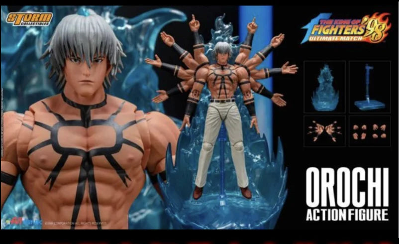 New Storm Toys Original 1/12 King of Fighters 98 Orochi Special Color Snake SKKF04 Game Mobile Doll Model Handmade Toy Gift Spot