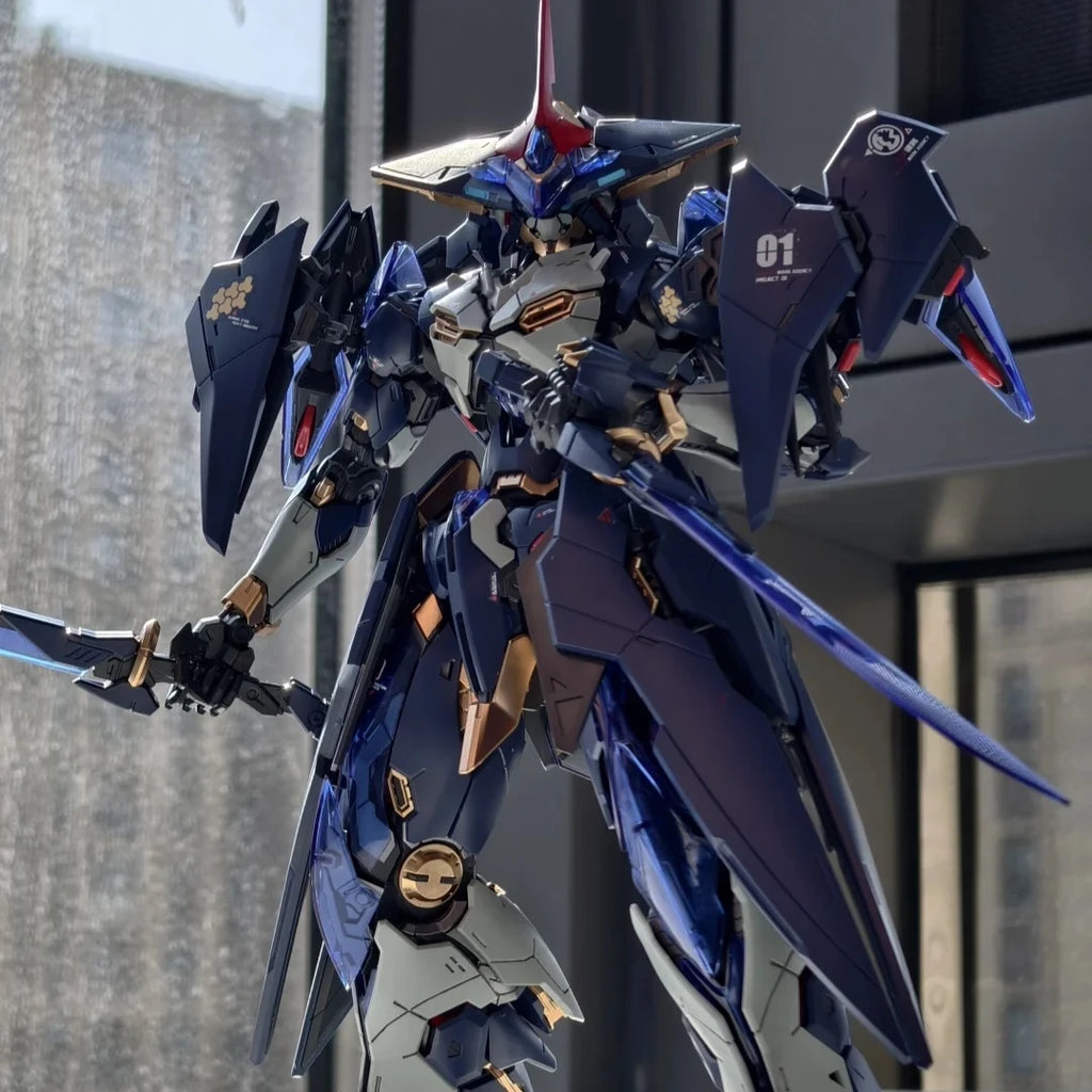 【In Stock】XIAOT Burning Steel Heavy Industry Escort Agency Project Dph 01 Ling Yao Mg 1/100 Anime Doll Assembly Mecha Model Gift