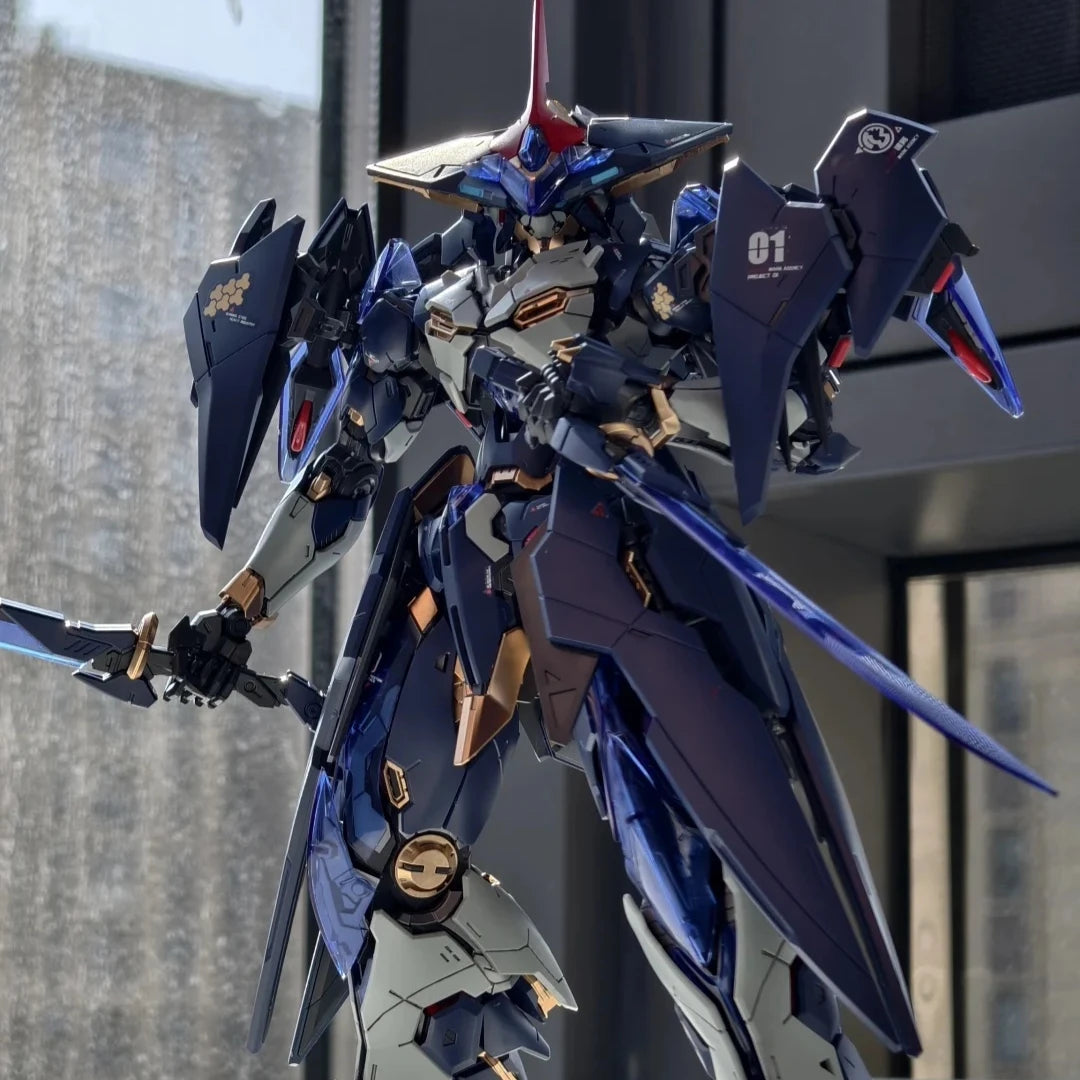 【In Stock】XIAOT Burning Steel Heavy Industry Escort Agency Project Dph 01 Ling Yao Mg 1/100 Anime Doll Assembly Mecha Model Gift