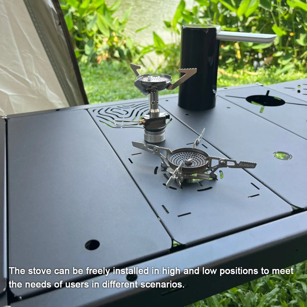 IGT Table Unit Plate IGT Table Accessory Table Top Camping Accessories Metal Top Plate for CAMPINGMOON XD2F for Soto 310 OD-1RXN