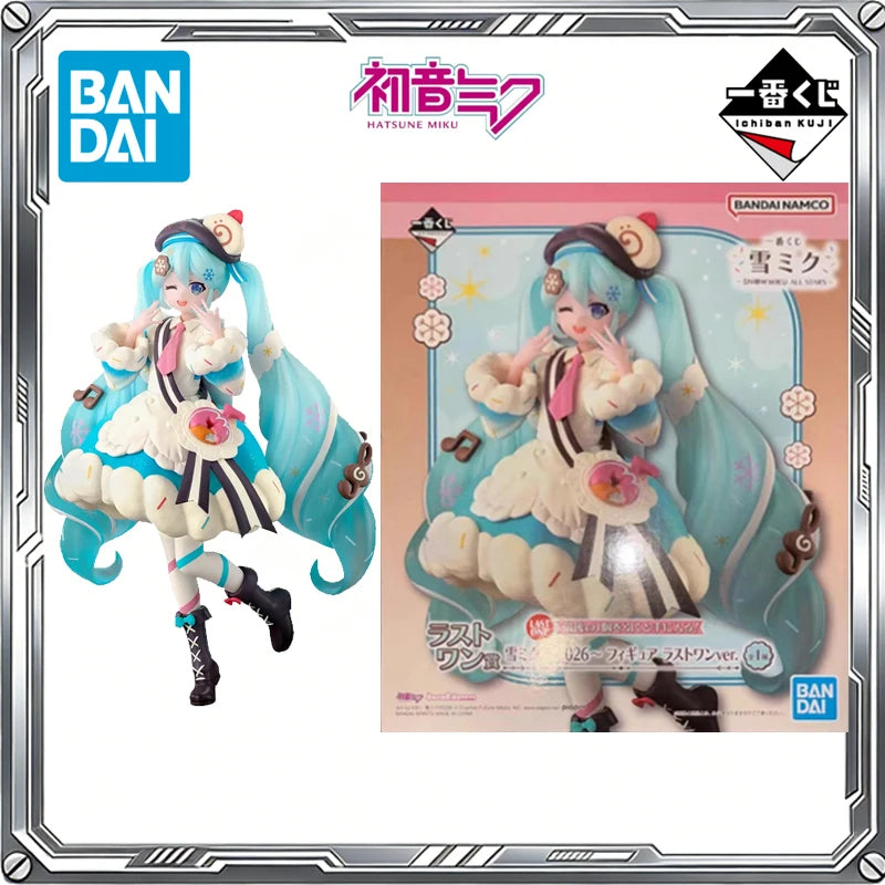 BANDAI Genuine Ichiban Kuji Hatsune Miku Anime SNOW MIKU ALL STARS 2026 Action Figure Toys Gift Collectible Model Ornaments