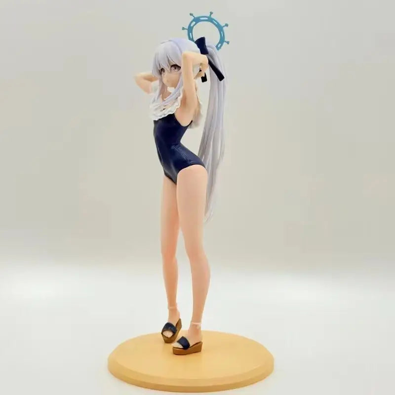 Blue Archive Scale Azur Lane Pola Seaside Coincidence Swimwear Tsukiyuki Miyako Game Anime Beautiful Girl Action Blue Archive