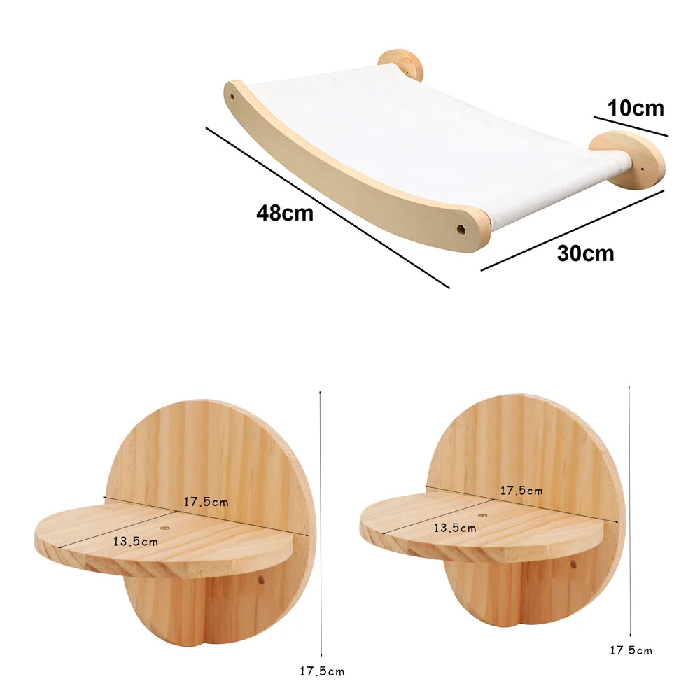 Cat Tree Tower Sisal Stairs Scratching Post Indoor Cats Gym Catwalk In Sky Accessories Toy Cat Climbing Shelves