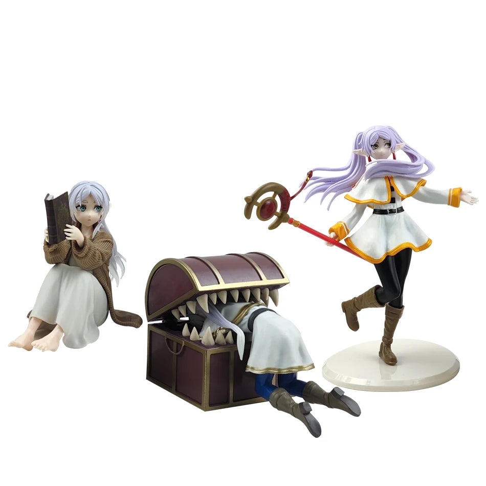 Frieren Beyond Journey's End Frieren Anime Figure Desktop Cute no night-suit Frieren Action Figure Figurine Model Doll Toy