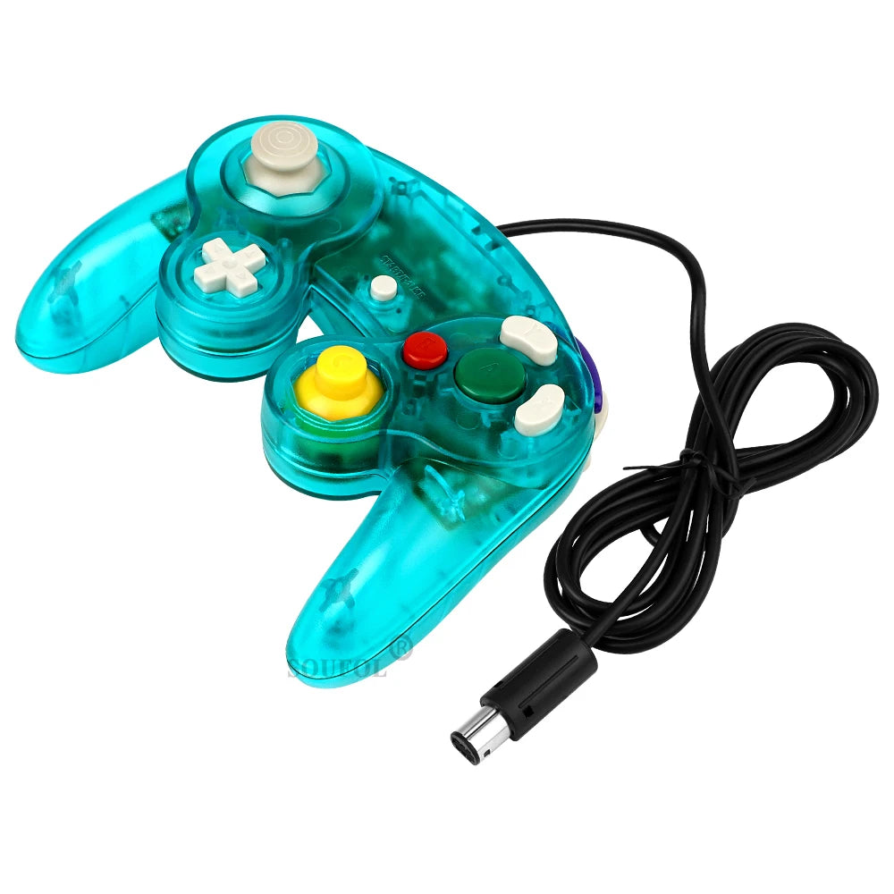 Replacement Transparent Game Controller Joystick Gamepad Wired For NGC GameCube Video Game Console Dropshpping