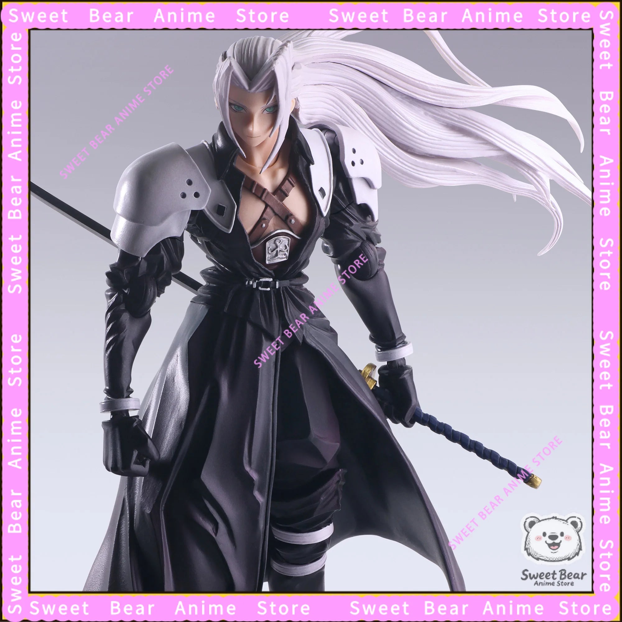 Auf Lager: Square Enix Final Fantasy VII BRING ARTS Sephiroth Actionfigur, Anime-Modell, Trendspielzeug, Schreibtischfigur, Sammlerstück.