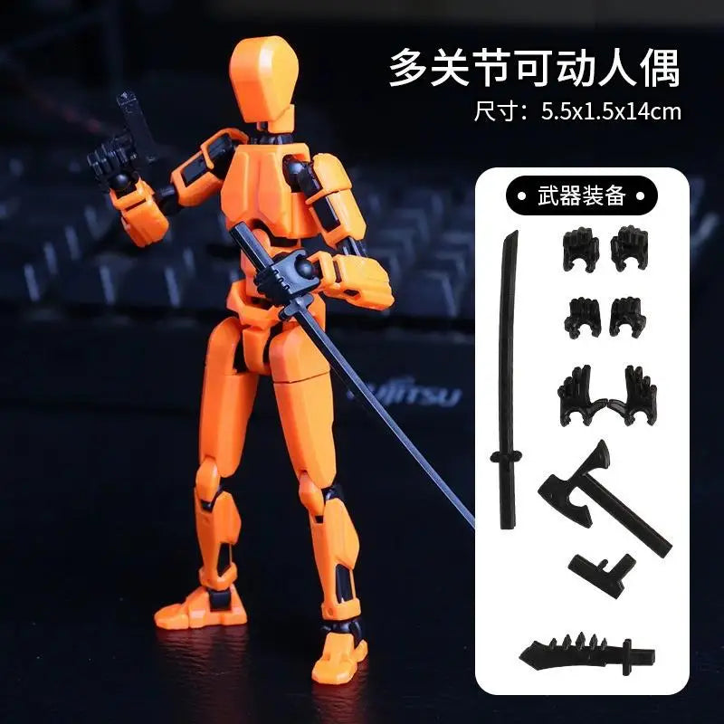 2025 Multi-jointed Action Figure 3d Printed Animation Modeling Assembly Movable 13 Body Movable Robot Toys Gifts For Children