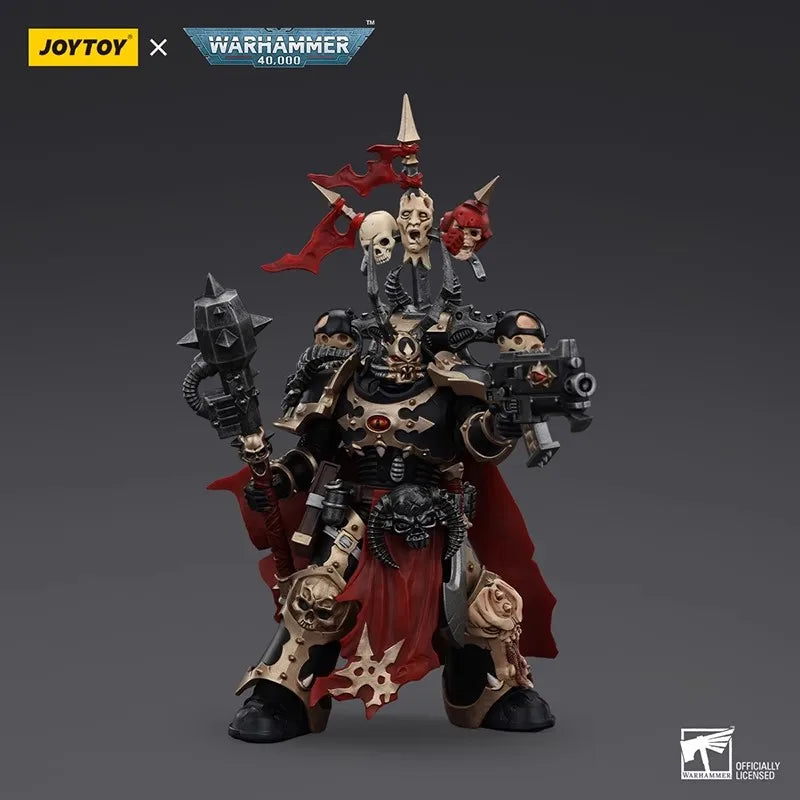 JOYTOY Dark Source Warhammer 40K Black Legion Warmaster Abaddon & Chosen Warriors 1:18 Figure Set Q1 2026