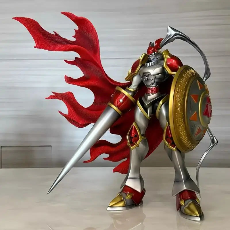 40cm Digimon Gallantmon Matsuda Takato Anime Figures Guilmon Royal Knights Duke Peripheral Pvc Model Desktop Ornaments Gifts Toy