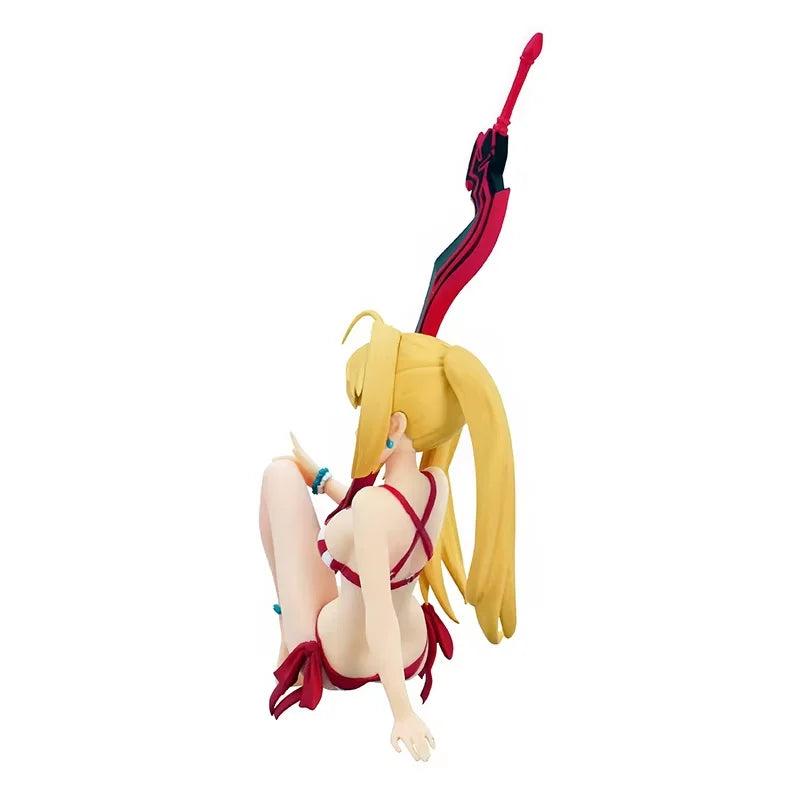 Auf Lager: Original Anime Fate Grand Order Nero Claudius Caster Actionfigur, Sammlerfigur, Modellspielzeug, Geschenk für Kinder