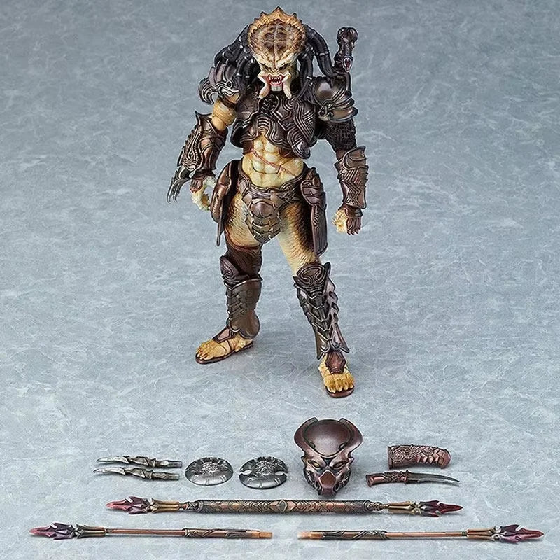 Figma SP-109 16cm Predator 2 Articulated Action Figure Sci-Fi Hunter Character Model Toy With Bio-Mask Ornament Boy Gifts