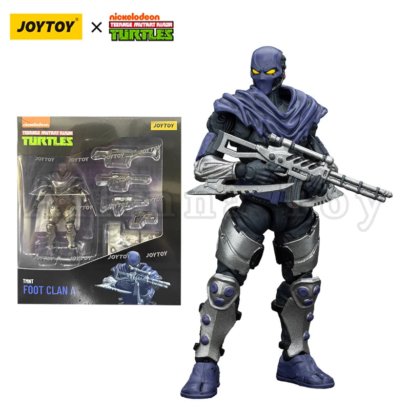 JOYTOY 1/18 Action Figure Turtles Shredder Foot Clan Re-issue Version Anime Toy