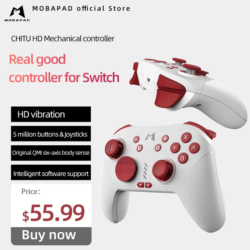 MOBAPAD Mechanical Switch Joystick Mechanical/Gamepad Vibration Controller Nintendo Switch Game Console Nintendo Switchs Games