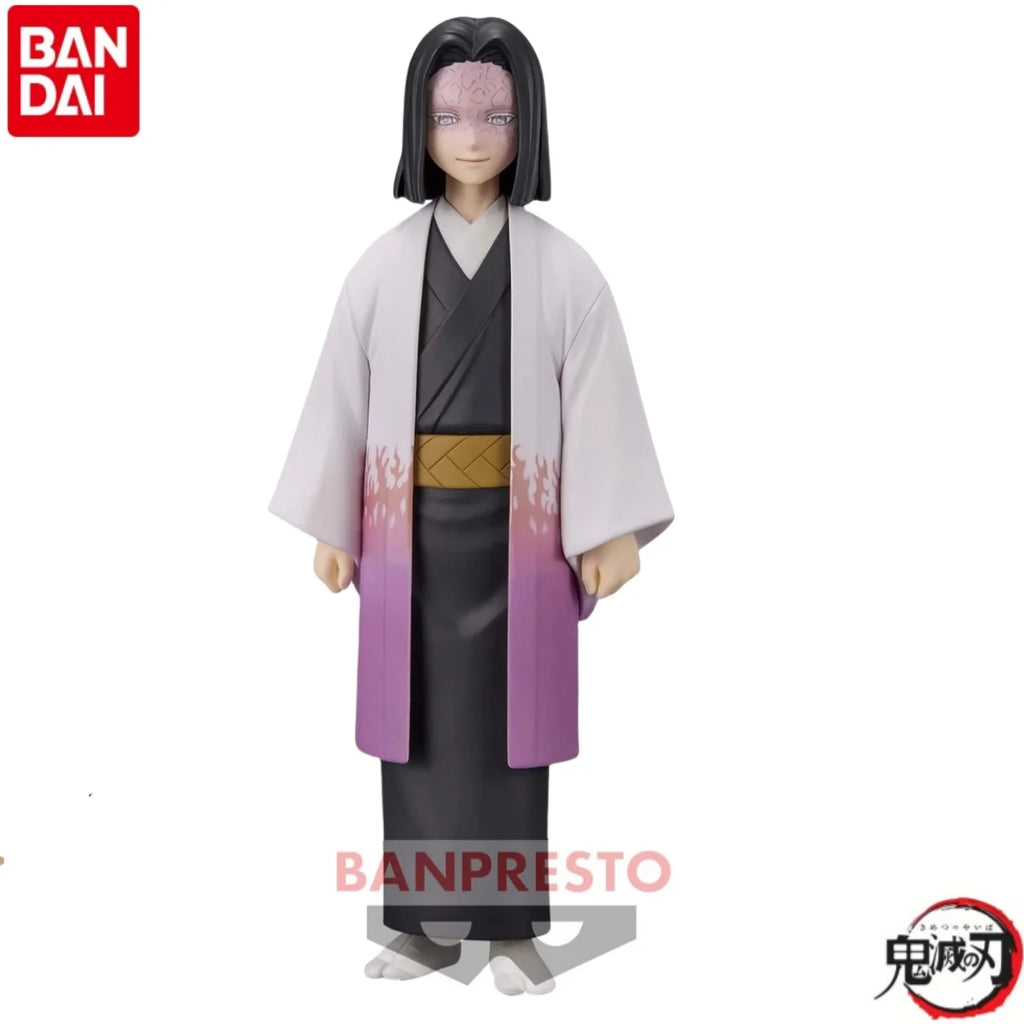 В наличност Оригинална фигурка Bandai Banpresto Demon Slayer Ubuyashiki Kagaya, модел, орнаменти, статуя, празнични подаръци, аниме играчки