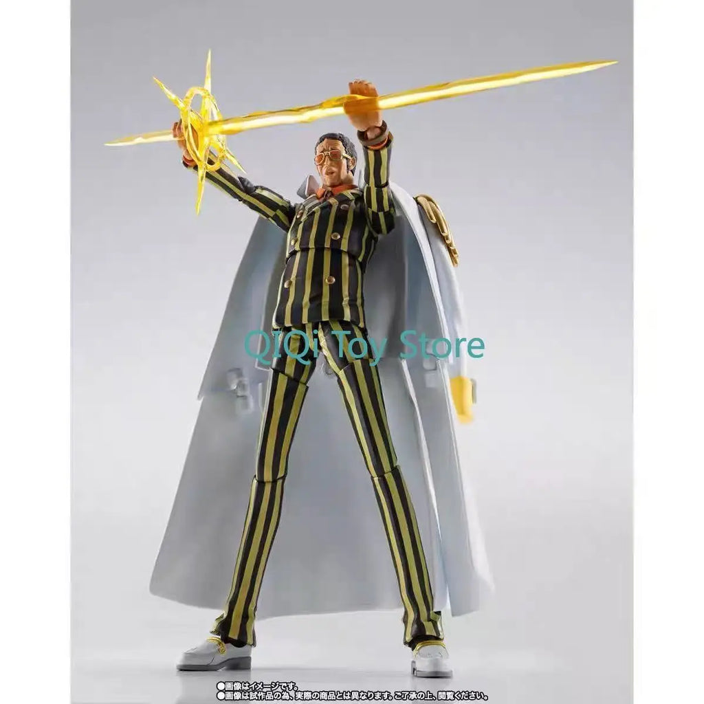 in stock Bandai SHF Admiral Huang Ape Porusalino Egg Head Island Soul Limit Boy's gift model