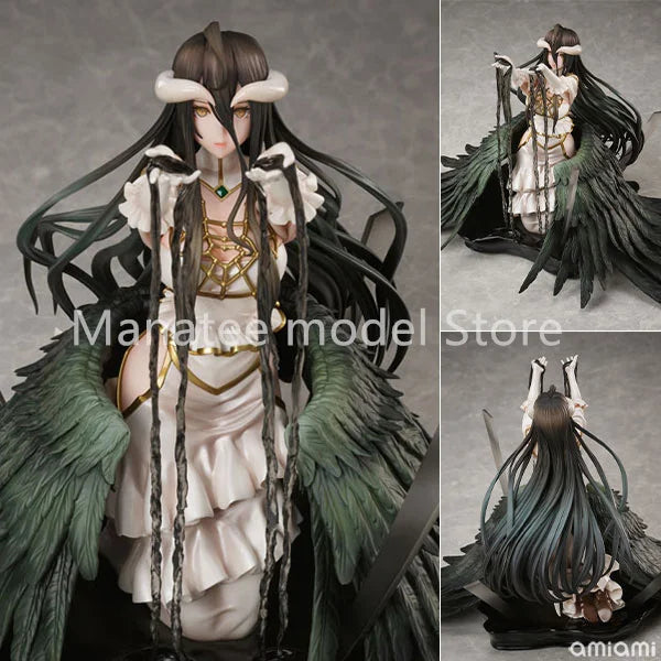 FuRyu Original Overlord Albedo White Dress 1/7 PVC Action Figure Anime Model Toys Collection Doll Gift
