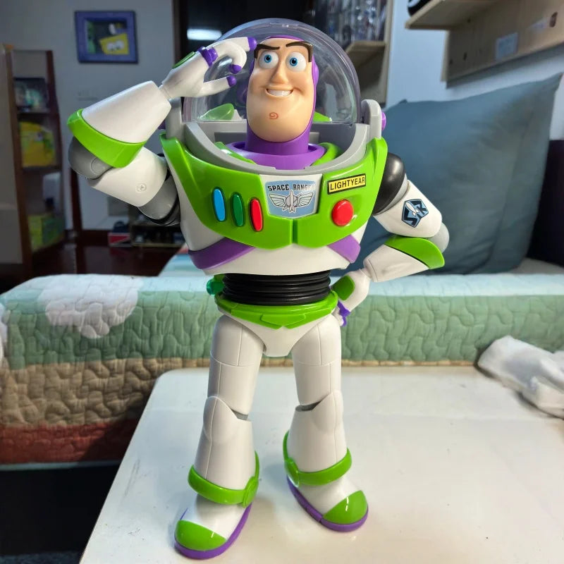In Stock Disney Toy Story Buzz Lightyear Action Figure 17 Joints Movable Collectible Assembled Model Toys Ornament Fans Gifts