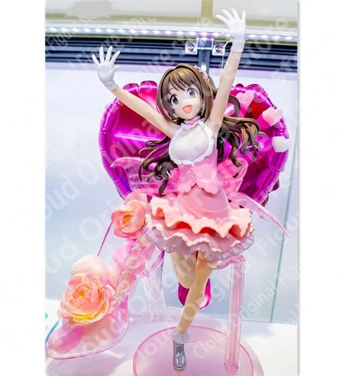 In Stock Original Banpresto THE IDOLMASTER Shimamura Uzuki Stage Bye Stage PVC 22cm Action Figure Model Toys Hobby