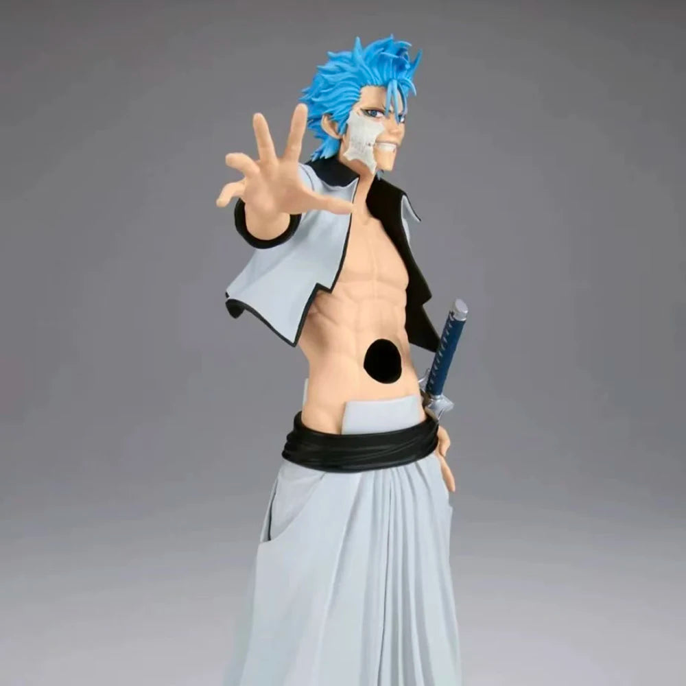 100% Original Bandai Spirits BANPRESTO Maximatic Bleach Grimmjow Jaegerjaques Collection Series Anime Figure Model Decoration