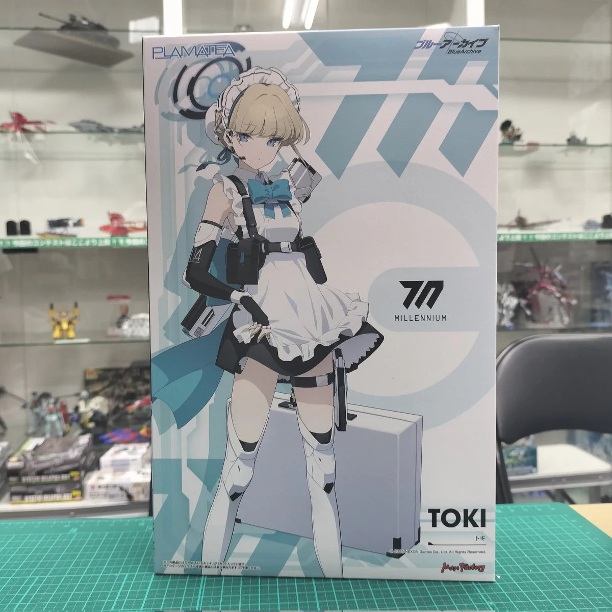 Original Genuine Max Factory Model Kits Plamatea Blue Archive Asuma Toki H=170mm Assembling Toys Action Game Character Model GSC