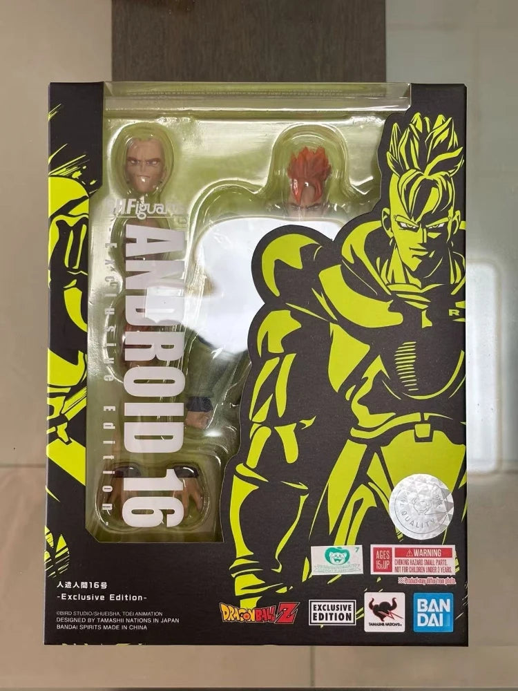 Bandai S.H.Figuarts SDCC Dragon Ball Android Highly Detailed Anime Collectible Figure