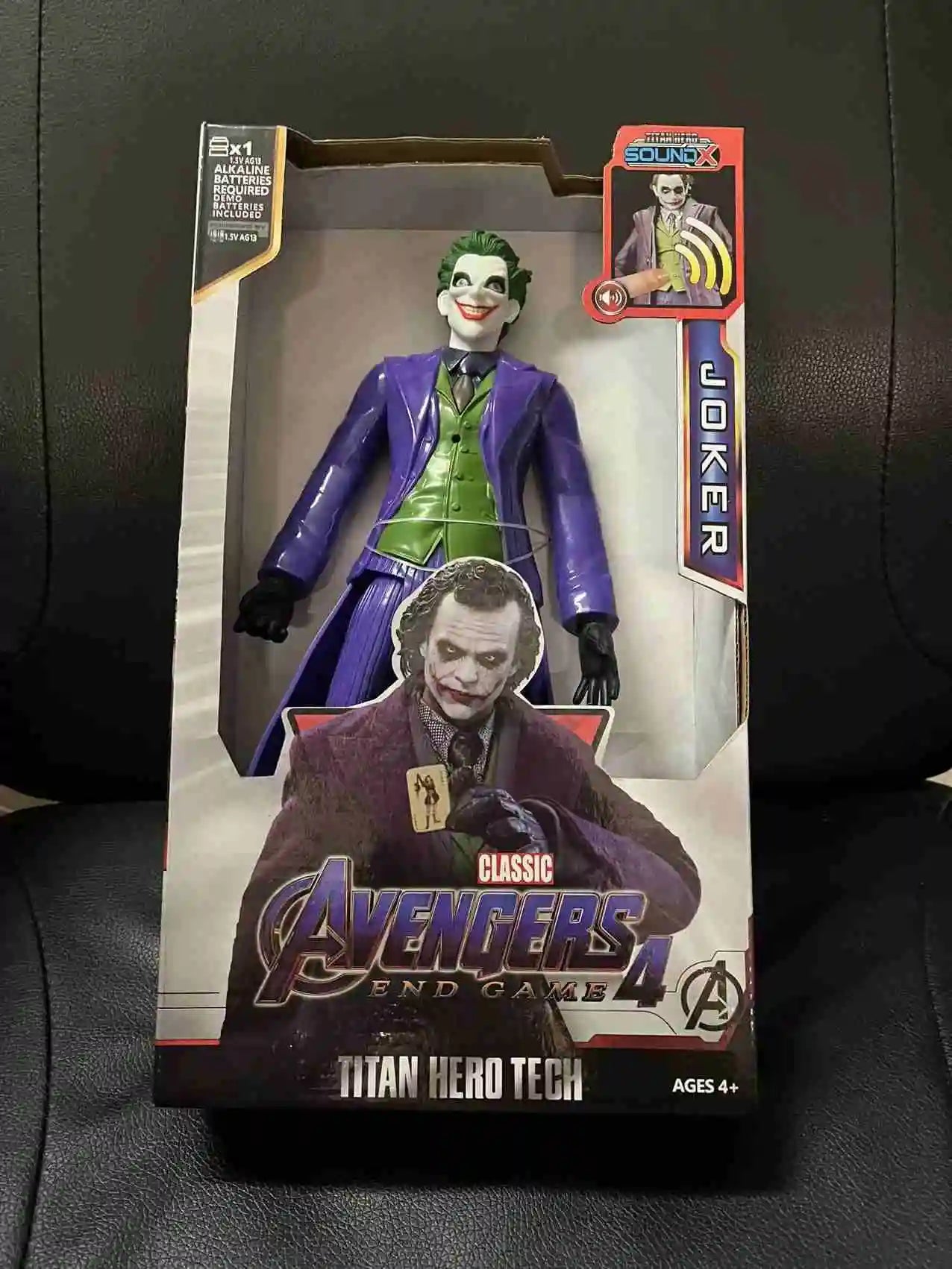 High Quality 30cm Marvel Avenger Toy Thanos Spiderman Iron Man Captain America Thor Black Panther Sound And Light Holiday Gifts