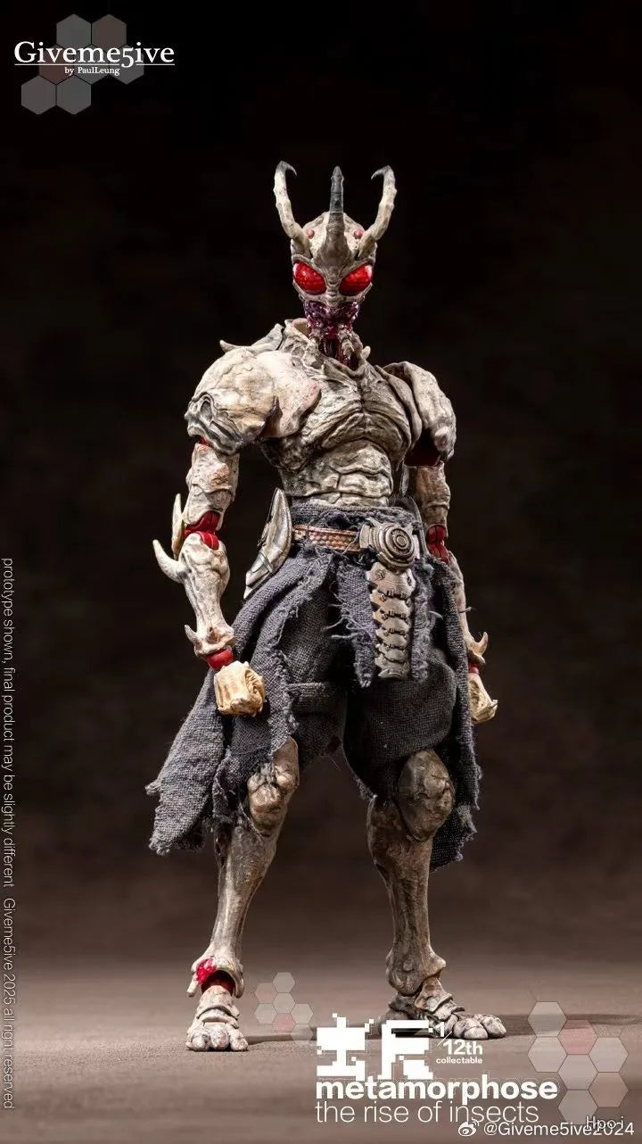 【Original】Giveme5ive Metamorphose - The Rise of Insects Airoki 1/12 Action Figure Model Toy