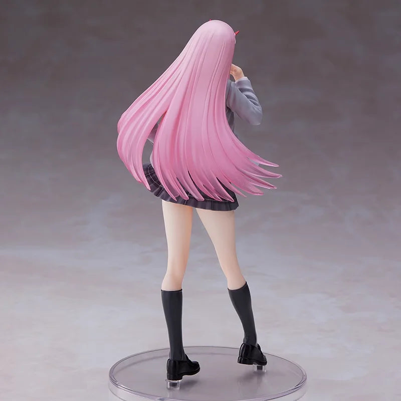 Auf Lager Original Taito DARLING in The FRANXX Coreful Zero Two Uniform Anime Figur Desktop Ornamente Modellsammlung Spielzeug Geschenke