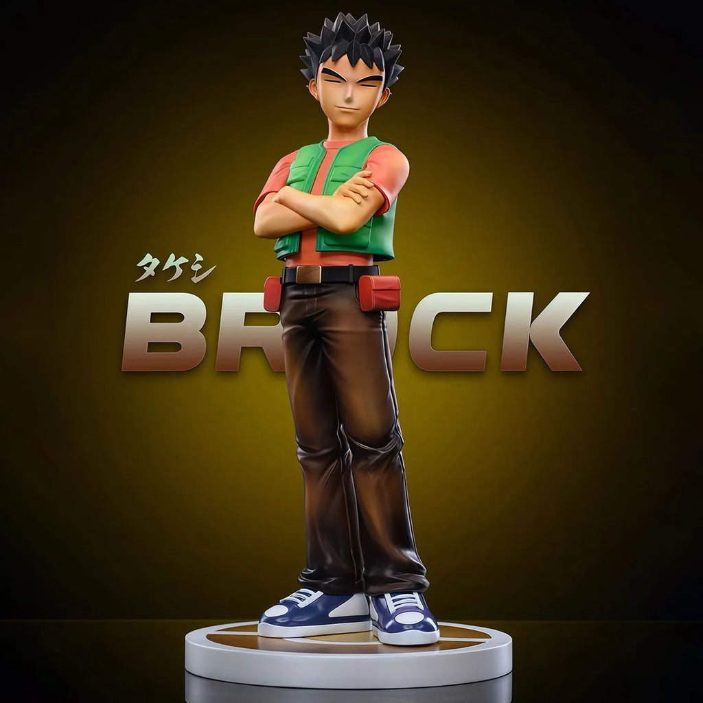 18cm 8cm Ash Ketchum Figure Misty Figrues Brock Figurine Pvc Gk Statue Anime Model Doll Collection Decoration Halloween Toys