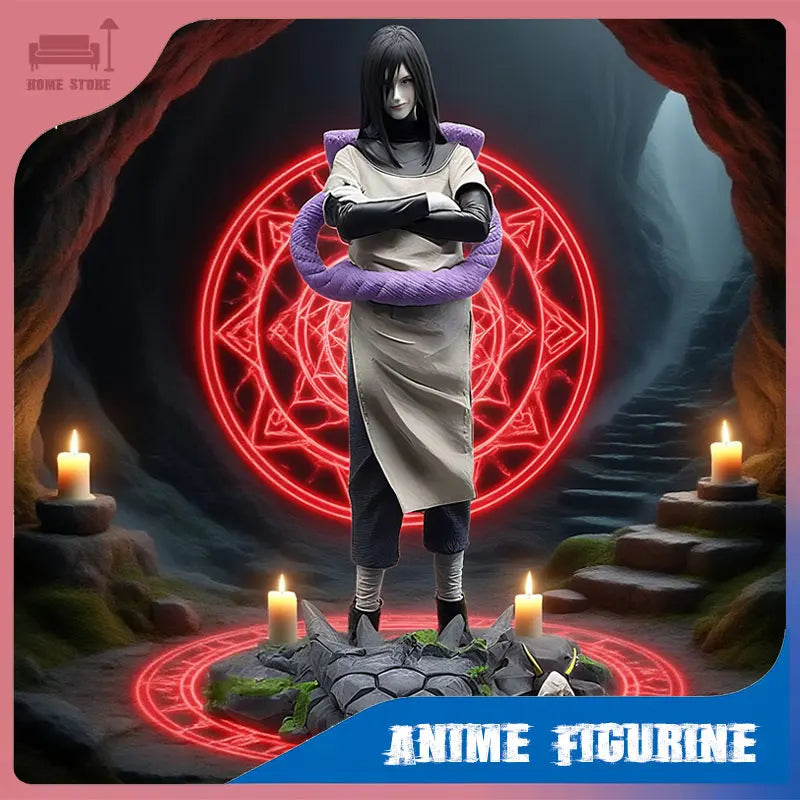 Anime-Figur Naruto Orochimaru Actionfigur Akatsuki PVC-Modell Statue Schreibtischdekoration Anime-Accessoires Sammlerstück Geschenk