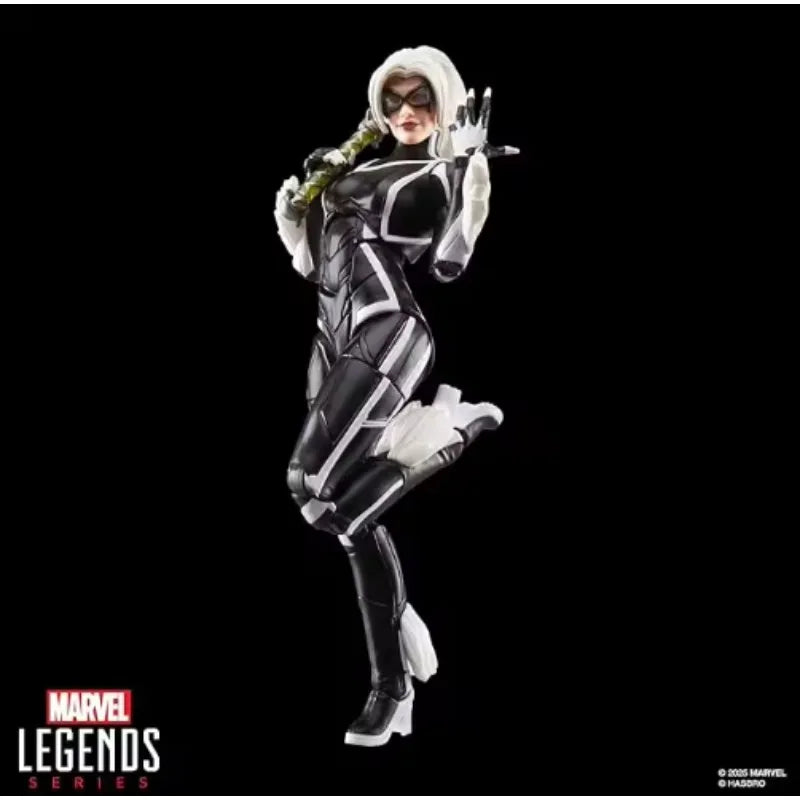 Original Hasbro Marvel Legends Series Gamerverse Spider-Man 2 Felicia Hardy Black Cat Anime Figure Toy Collection Model