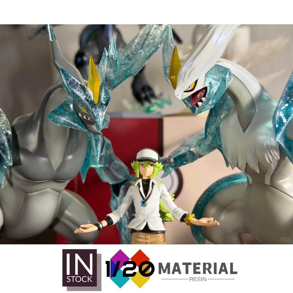 [In Stock]1/20 Resin Scale World [WONDER] – Black Kyurem & White Kyurem Huge Split2