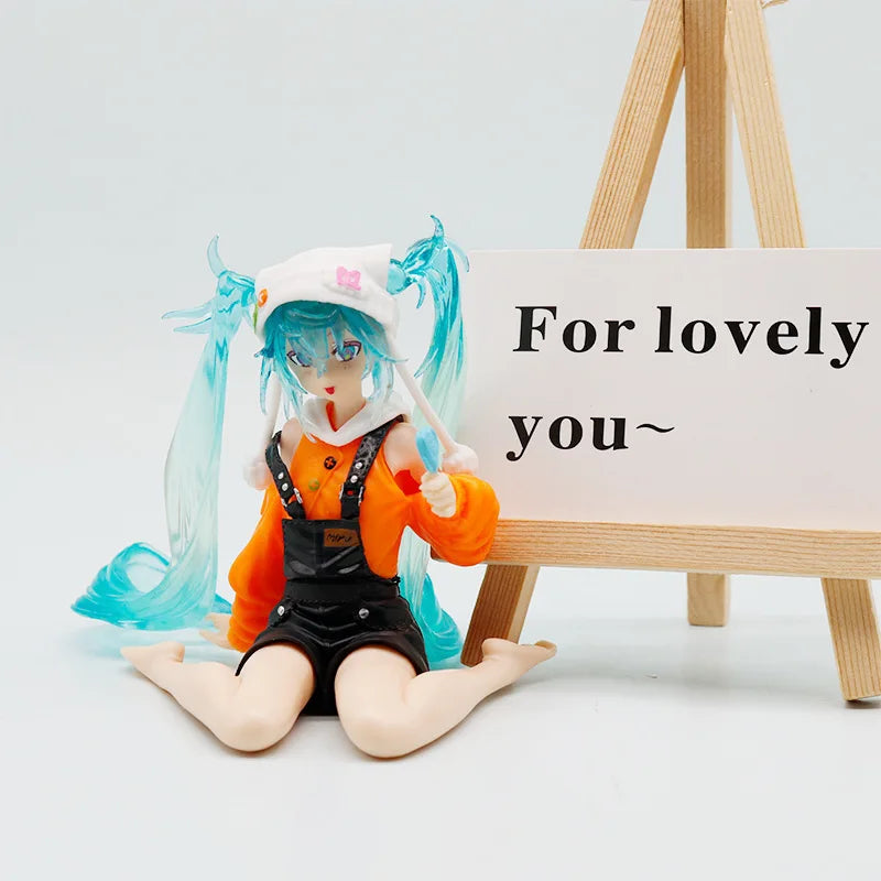 2 Pcs Anime Figure Set 14-20cm Four Leaf Grass Fairy with Sweet Affection Tokyo Kimono Design Action Toys PVC Collection Models