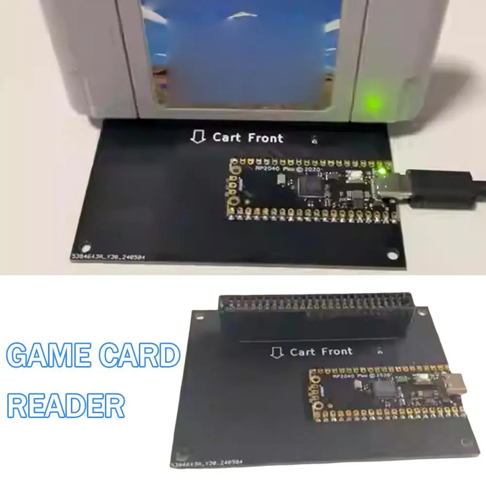 For N64 Game Card Reader For N64 Game Card Dump Game Console Card Dumper Read Rom/Archive Data Type-c Data Cable Q6A6