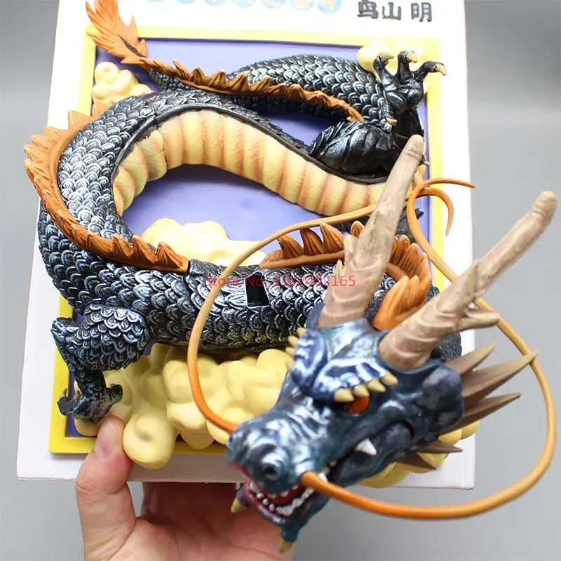 28cm Dragon Ball Z Anime Figure Gk Son Goku Comic Title Page Platform Goodbye Goku Model Collection Decoration Dolls Toys Gifts