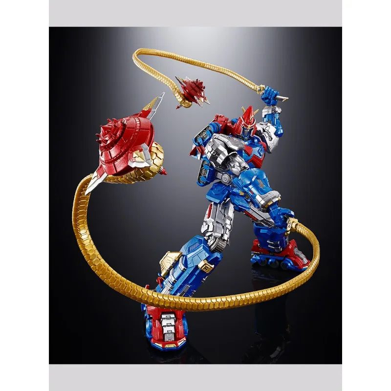 Bandai Soul of Chogokin GX-118 Hyper Electromagnetic Robot Voltes V Anime Action Figure Model Doll Toys Hobby Collectible
