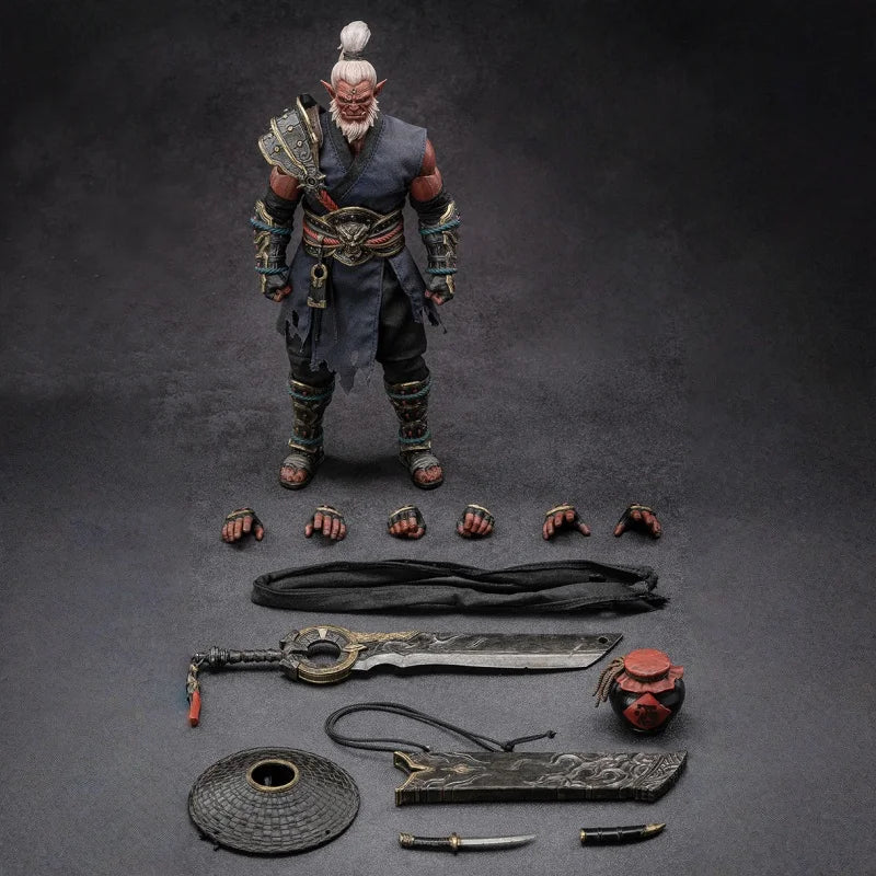 Vtoys Asura Action Figure VSd006 Cloth Gown Original Collection Soldier PVC Model Bamboo Hat Full Set Toy Limited Version Gift