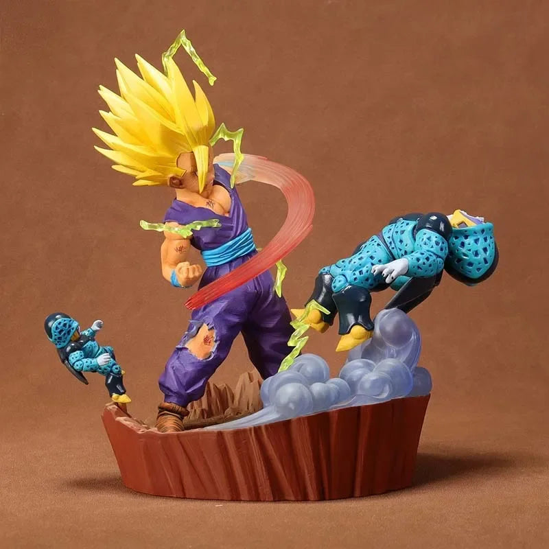 Bandai Original Figuarts Zero Dragon Ball Z Cell Arc Super Saiyan 2 Gohan Anime Action Figure Model Toy Gift