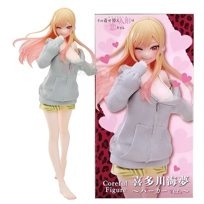 19cm Marin Kitagawa Anime Girl Figure My Dress-Up Darling Shizuku Kuroe Adult Sexy Action Figure Collectible Model Doll Toy Gift