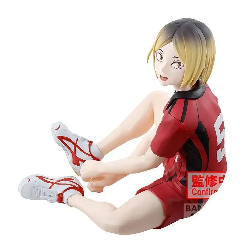 Original Bandai Posing Figure Haikyuu!! Kozume Kenma Anime Action Collection Ornaments Figure Model Toys Holiday Gifts