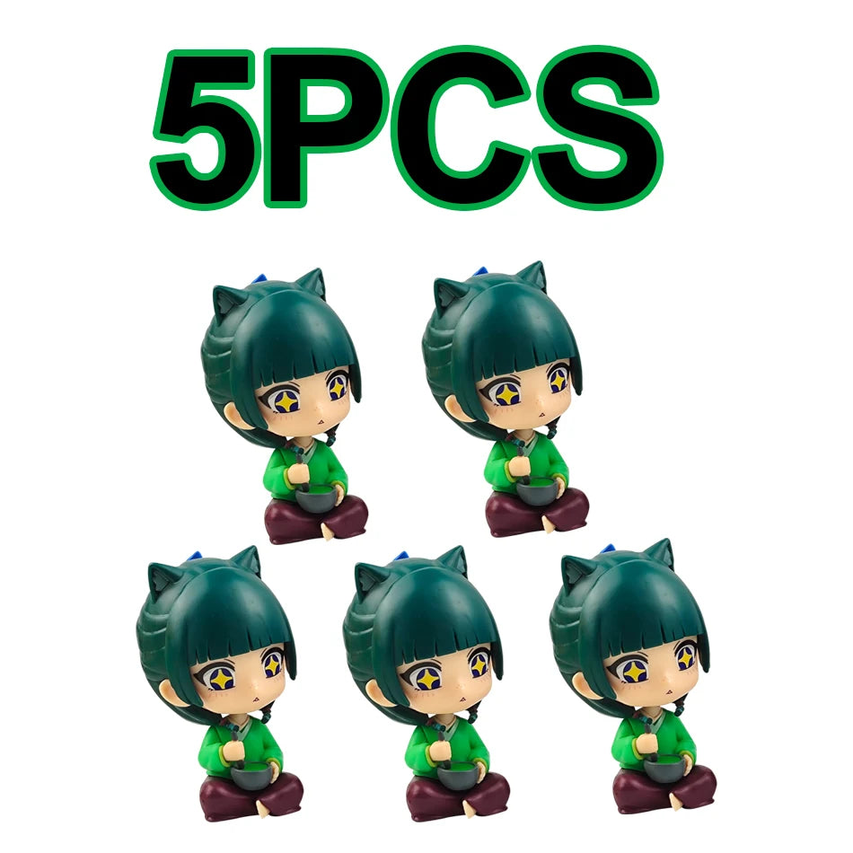 Q Version The Apothecary Diaries Maomao Jinshi Mini Figure Anime Periphery Kawaii Sitting Toys Desktop Car Ornaments Model Gifts