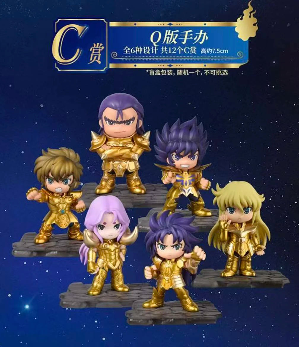 New IN STOCK Bandai Saint Seiya Second Bullet A Reward Golden Zodiac Burned Sanctuary Flame Animation Peripheral Model Gift