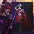 ROLECOS LOL The Rebel Xayah Cosplay Costume Game LOL Xayah New Champion Outfit Halloween Women Suit with Cloak